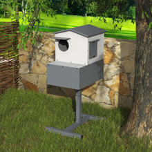 Load image into Gallery viewer, GDLF Elevated Outdoor Cat House Raccoon Proof, Weatherproof Feral Cat Shelter with Insulated Foam and Escape Door