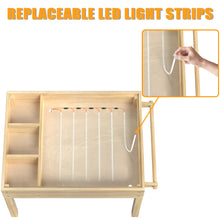 Load image into Gallery viewer, GDLF Light Table for Kids, 3-in-1 Kids Activity Table with Storage, LED Sensory, Building Brick &amp; Art Table for Ages 3+