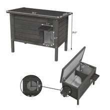 Load image into Gallery viewer, Outdoor Cat House Weatherproof, Insulated Feral Cat Shelter with Thermal Foil Lining