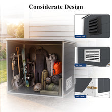 Load image into Gallery viewer, Ventilated Outdoor Storage Cabinet with Built-In Fan for Patio, Yard and Utility Areas