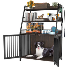Load image into Gallery viewer, GDLF Dog Crate with Shelf Furniture Style Dog Kennel Indoor Heavy Duty Cage With Storage 36&quot;