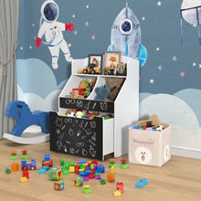 Load image into Gallery viewer, Toy Storage Organizer Kids Bookshelf Rolling Toy Box For Boys Girls Play Room Bedroom