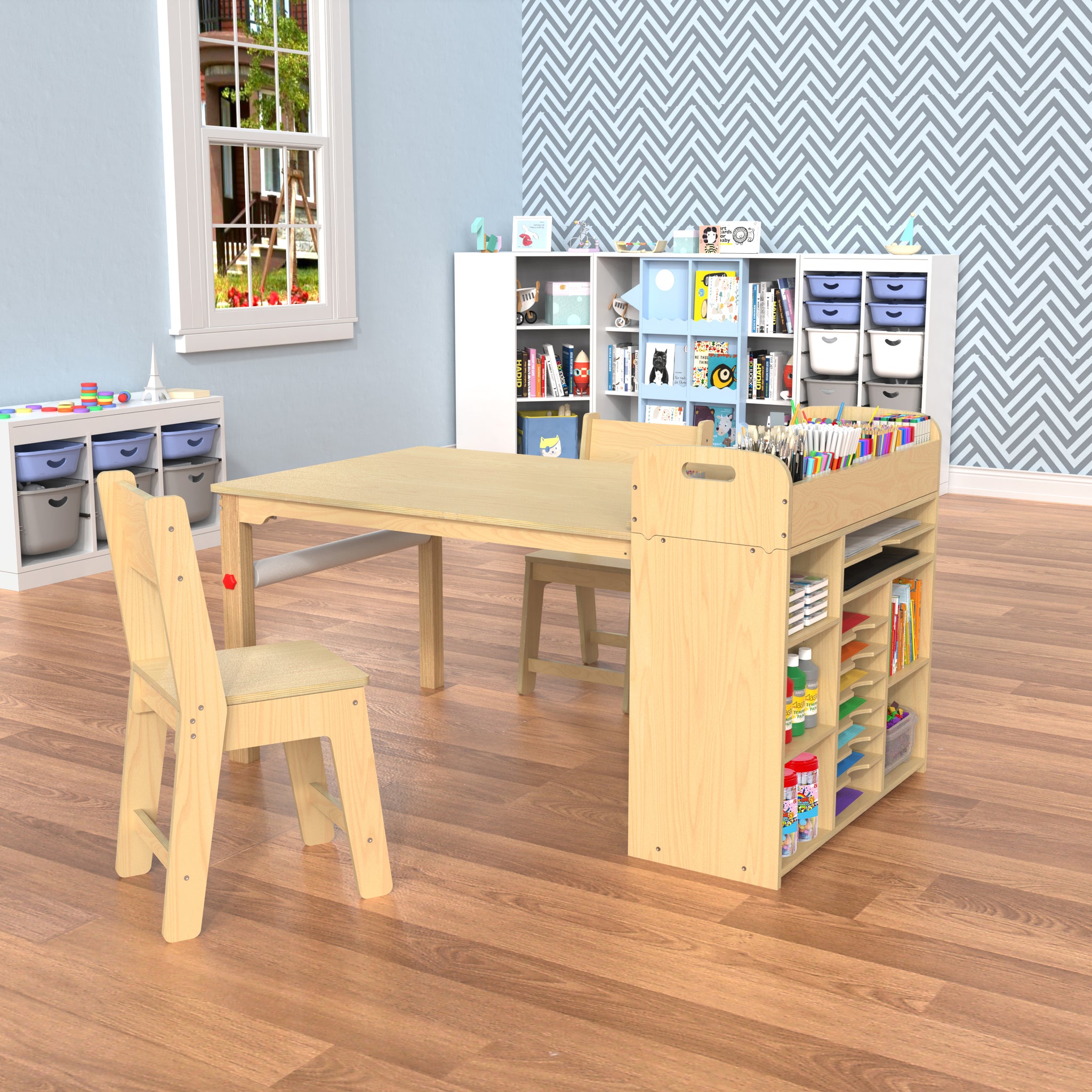 Kids Arts and Crafts Table and Chair Set