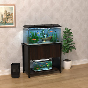 Fish Tank Stand Metal Aquarium Stand with Cabinet, for 40 Gallon Aquarium