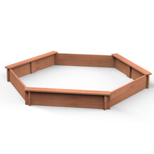 Load image into Gallery viewer, GDLF Kids Large Wooden Sandbox with Cover Waterproof Hexagon Fast  Easy DIY Assembly (20 Mins)