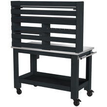 Load image into Gallery viewer, Outdoor Kitchen Island Prep Station Large Potting Bench with Stainless Steel Top
