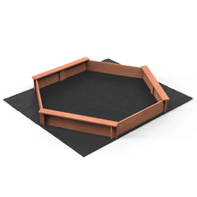 Load image into Gallery viewer, GDLF Kids Large Wooden Sandbox with Cover Waterproof Hexagon Fast  Easy DIY Assembly (20 Mins)
