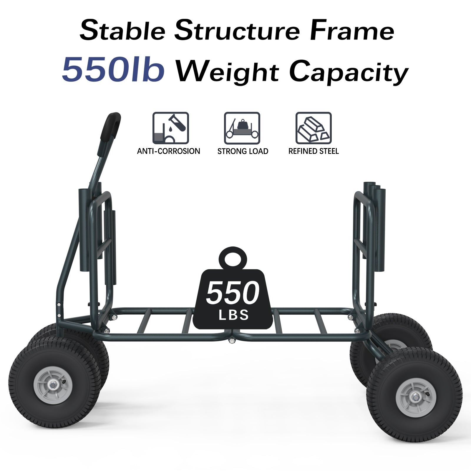 berkely collapsable fishing cart GDLF Fishing Cart Heavy Duty Foldable Collapsible Wagon Rod Holders 55 – shopGDLF