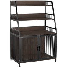 Load image into Gallery viewer, GDLF Dog Crate with Shelf Furniture Style Dog Kennel Indoor Heavy Duty Cage With Storage 36&quot;