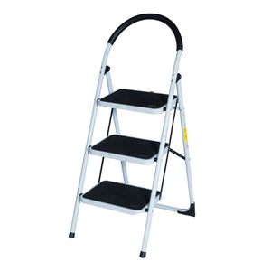 NEW EN131 Folding 3 Step Ladder Home Depot Lightweight 300 lb Capacity Anti-slip