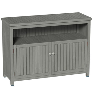 GDLF Outdoor Cabinet Console Table Sideboard for TV Stand Hot Tub Entryway Patio Deck Storage