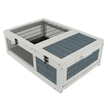 Load image into Gallery viewer, GDLF Wood Tortoise House Indoor Turtle Habitat Reptile Cage Removable Waterproof Tray
